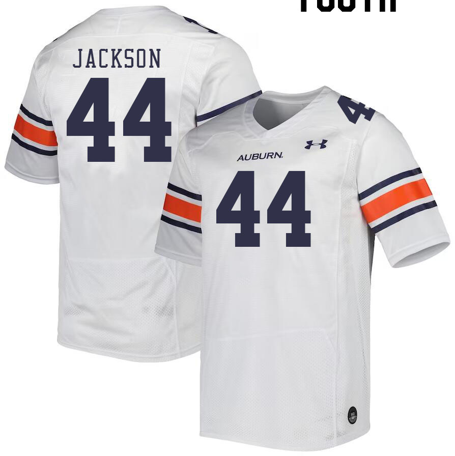 Youth #44 Sean Jackson Auburn Tigers College Football Jerseys Stitched-White